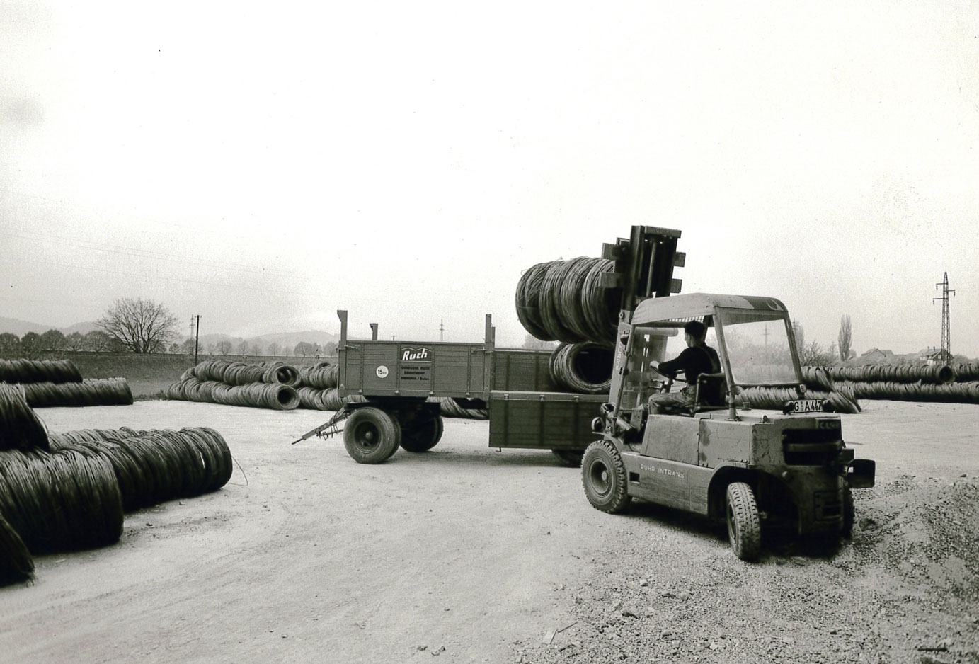 Historie | 1960 Grundsteinlegung der Firma |Fahrzeuge | RUCH NOVAPLAST GmbH in Oberkirch